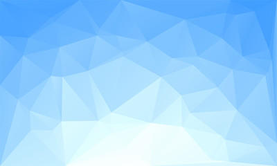 triangles abstract background - blue white