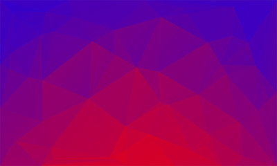 triangles abstract background - red blue