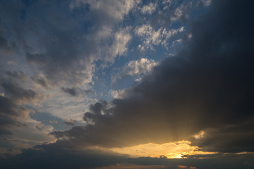 大利根の夕焼け