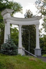  Ancient columns in the park