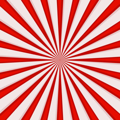 Red Comics Radial Speed Lines graphic effects. Vector