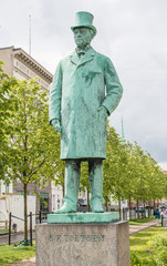 Carl Frederik Tietgen Staue Sankt Ann&aelig; Plads in Kopenhagen