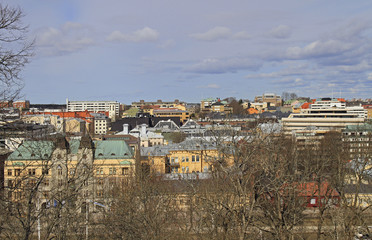 view from the hill of Turku