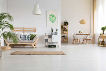 Nature and wood in home