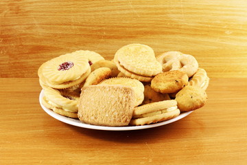 Assorted mixed Cookie Closeup