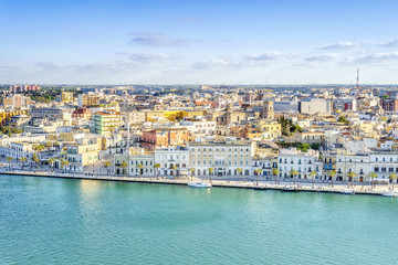 Aerial panorama of Brindisi, Puglia, Italy