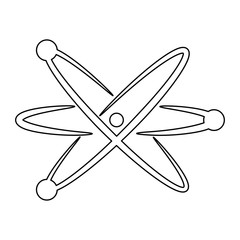 Atom   the black color icon .