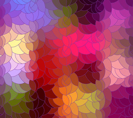 Vector wave background of doodle hand drawn lines
