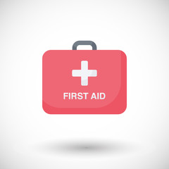 First aid vector flat icon