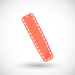 Spinal board vector flat icon
