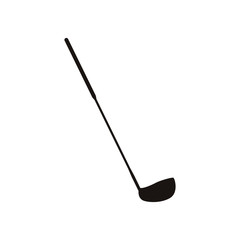 Golf club stick icon vector illustration graphic design