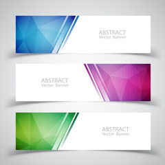 Vector abstract design banner background. Vector illustration.