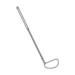 Golf club stick icon vector illustration graphic design