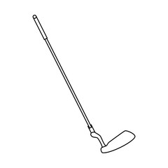 Golf club stick icon vector illustration graphic design