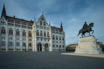 Budapest, Hungary - Count Andrassy sculpture