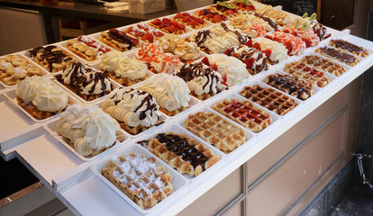 Belgian waffles, Brussels, Belgium