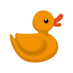 Ducky cute cartoon icon vector illustration graphic design