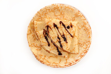 crepe with chocolate