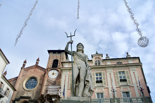 central town square of Moncalieri