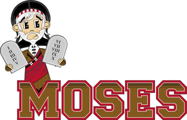 Cute Moses Bible Character