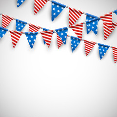White background with American flags.