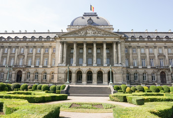 Royal Palace of Brussels (Palais Royal de Bruxelles, 1783 - 1934) - official palace of King and Queen of Belgians in centre of nation's capital Brussels, Belgium.