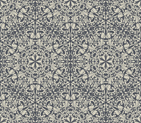 Vintage floral wallpaper pattern