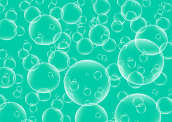 Abstract background from bubbles. Bubbles. Vector illustration.