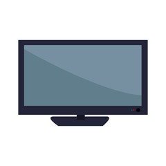 Fototapeta premium television screen plasma technology wireless icon vector illustration