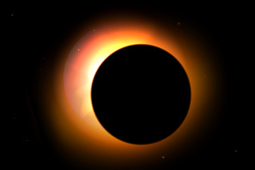 Naklejka premium Sun eclipse