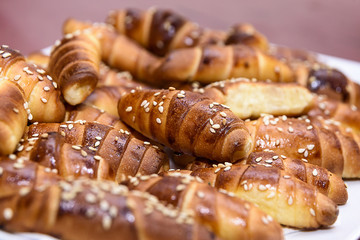 homemade fresh baked rolls served on a plate