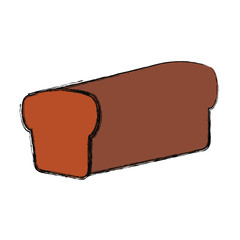 Fresh and delicious bread icon vector ilustration graphic