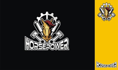 horse power emblem symbol icon vector logo tshirt - 159483769
