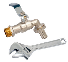 Water valve and wrench