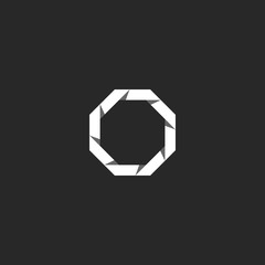 Fototapeta premium Octagon vector illustration