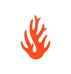 Naklejka premium Coral. Logo