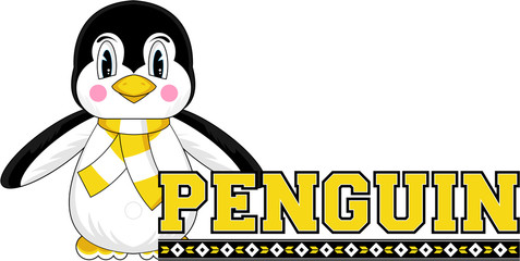 Cute Cartoon Penguin