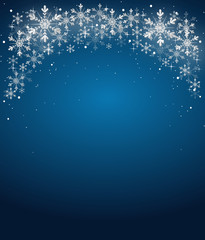 Blue christmas background