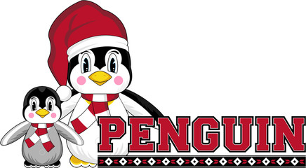 Cute Cartoon Penguin