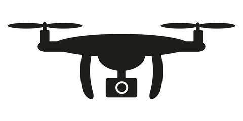 Drohne mit Kamera - obrazy, fototapety, plakaty