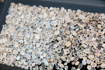 Gem stone collection closeup, Sri Lanka treasures