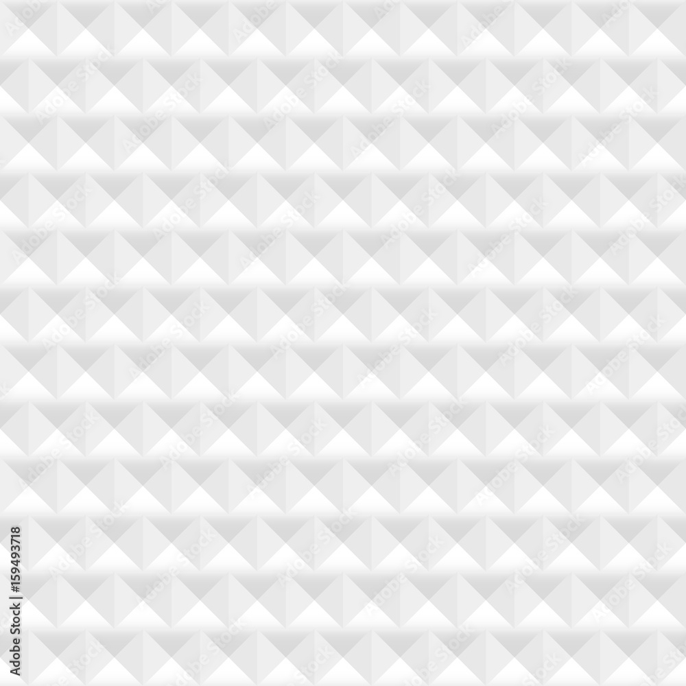 Poster Abstract vector seamless pattern. White vector texture