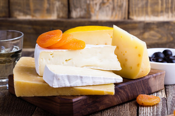 Cheese and wine party  table