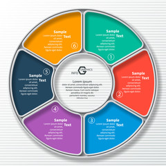 Abstract 3D Paper Infographics