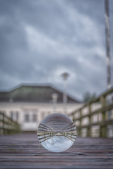 Seebrücke Ahlbeck in Kristallkugel