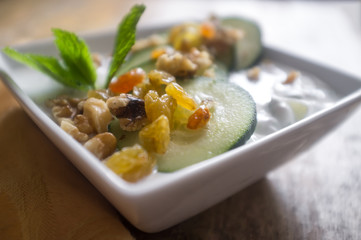Persian Chilled Cucumber Soup