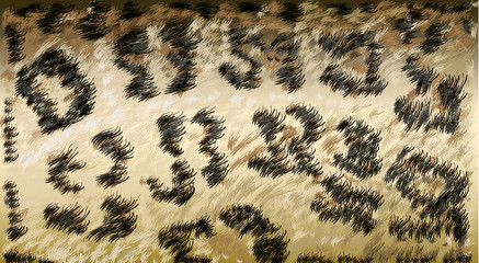 Gepard cheetah skin wool background. Vector illustration. © zvitaliy79