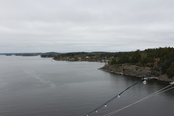 Mit dem Schiff durch den Schärengarten auf dem Weg nach Stockholm