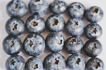 Fresh blueberries