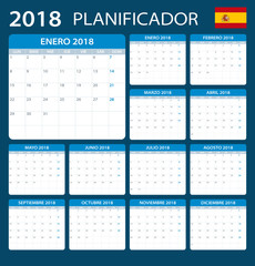 Planner 2018 - Spanish Version